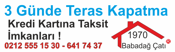 İstanbul Teras Kapatma Sistemleri | Çatı Teras Kapatma | Balkon Kapatma Fiyatları